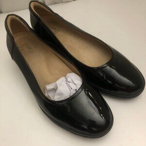 NATURALIZER Patent Leather Wedge Heel Comfortable Career Shoes